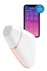 Безконтактний смарт-стимулятор клітора Satisfyer Love Triangle білий Sex Aura