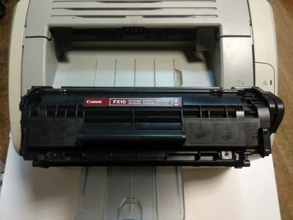 Картридж оригінальний Canon FX-10 для MF4018 / 4150 / 4120 / 4140 із заправкою | Зображення 4