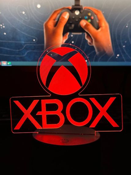Світильник настільний RGB 3D + пульт (Xbox) Lux | Зображення 8