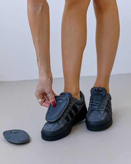 Кросівки Campus x Bad Bunny Dark Gray , В'єтнам 40 25.5 | Зображення 2