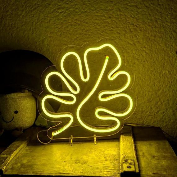 Неоновий світильник Лист 280х280 acr-n000068 | Зображення 3