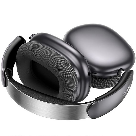 Накладні бездротові навушники Hoco ESD23 Lasting ANC with display Black | Зображення 4