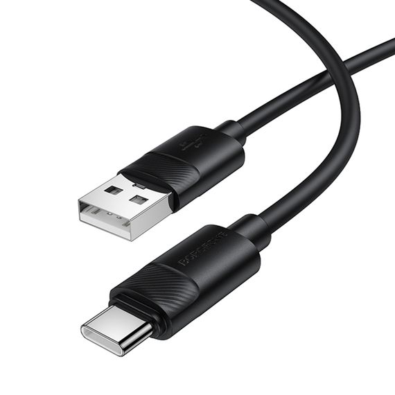 Дата кабель Borofone BX123 Leya USB to Type-C 36W (1m) Black | Зображення 4