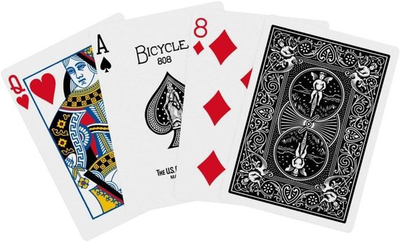 Игральные карты Bicycle Standard Playing Cards Черные | Зображення 1