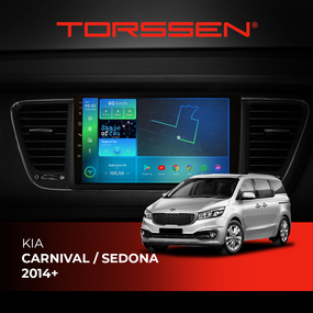 Штатна магнітола Torssen Kia Carnival / Sedona 2014+ F96128 4G Carplay DSP