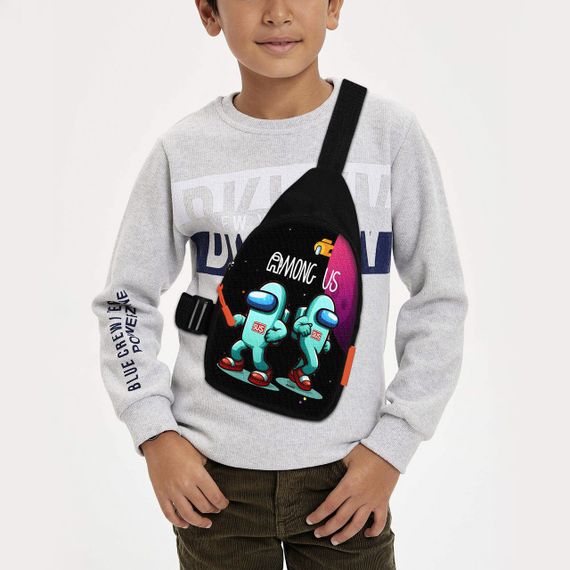 Сумка через плечо детская Among Us 29х17 см сумка слинг для мальчика (02037)