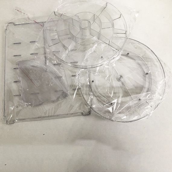 Круглий білий органайзер для косметики і прикрас Style Classic Fashion | Зображення 2