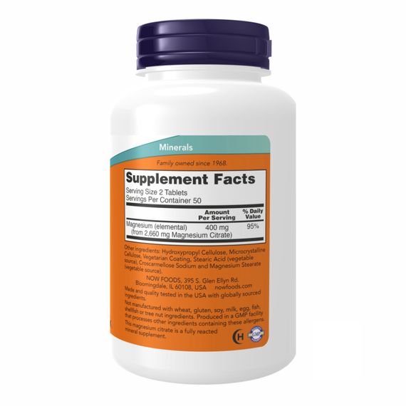 Magnesium Citrate 200mg - 100 tabs | Зображення 1