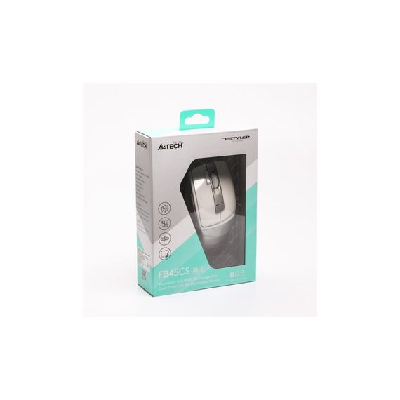 Мишка A4Tech FB45CS Air2 Bluetooth/Wireless Silver/White (4711421999373) | Зображення 8