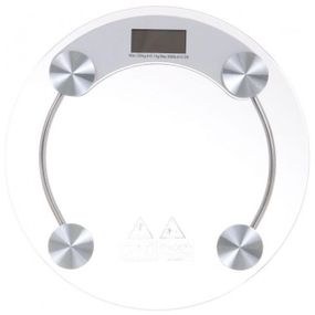 Ваги підлогові Domotec MS-2003A електронні скляні з LCD дисплеєм до LW-988 180 кг