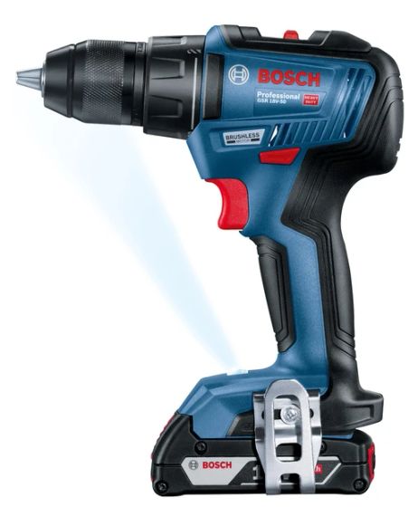Безщітковий акумуляторний дриль-шуруповерт Bosch Professional GSR 18V-50 (06019H5004) | Зображення 1