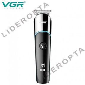 Триммер VGR V-291 BLUE, 4 насадки, LED дисплей (45687-V-291_314)