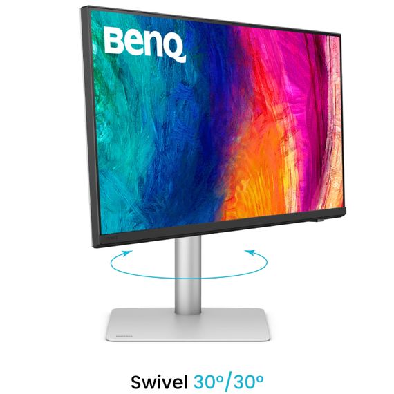 TFT 27" BenQ PD2730S, IPS, 5K, HDMI, DP, USB-C, USB-hub, HAS, Pivot, кол., білий | Зображення 2
