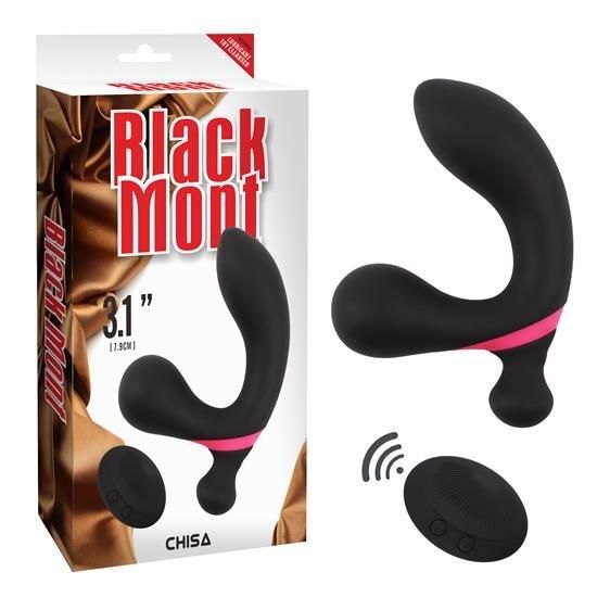 Масажер простати - Black Mont P-Spot Probe 3.1" Sex Aura
