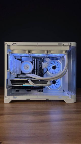Збірка під замовлення: ігровий ПК GameMax Hype-M White Tower / Intel Core i7-14700F (20 (28) ядер по 1.5 - 5.4 GHz) / 32 GB DDR5 / 1000 GB SSD M.2 / nVidia GeForce RTX 5070, 12 GB GDDR7, 192-bit / 850W | Зображення 9
