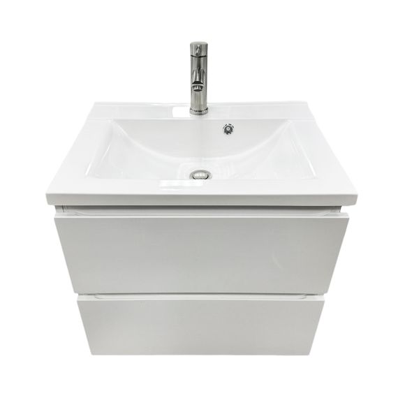 Раковина накладна Adamant QUANTO 60, прямокутна з сифоном Click-Clack + змішувач (4824296208001) | Зображення 5