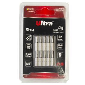 Набір біт Ultra TORX-proof 15×25мм ¼" 10шт S2 (блістер) 4015762