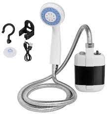 Походный переносной душ Portable Outdoor Shower с аккумулятором и USB зарядкой | Зображення 3