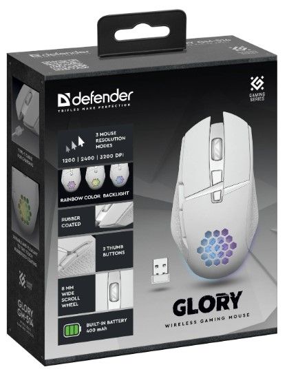 Миша Defender Glory GM-514, LED White (52513) | Зображення 8