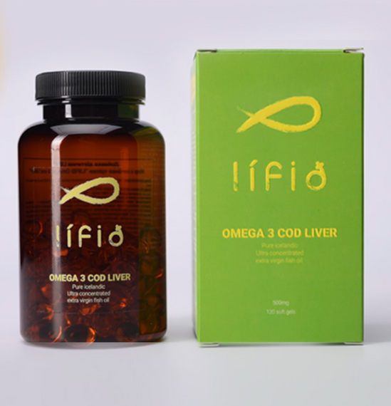 Риб’ячий жир з печінки тріски Omega-3 Cod Liver, 500 мг (120 капсул)