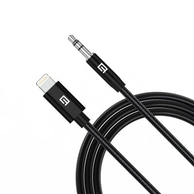 Кабель мультимедийный Lightning to 3.5mm M 1.0m black Armorstandart (ARM76889) | Зображення 1