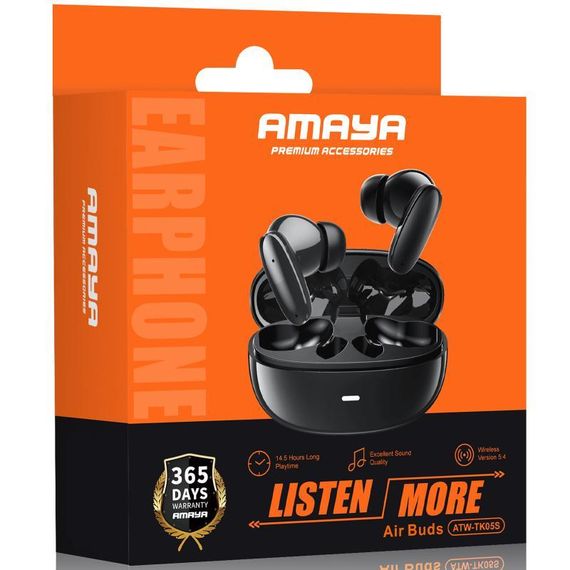 Бездротові TWS навушники Amaya TK05S Black | Зображення 1
