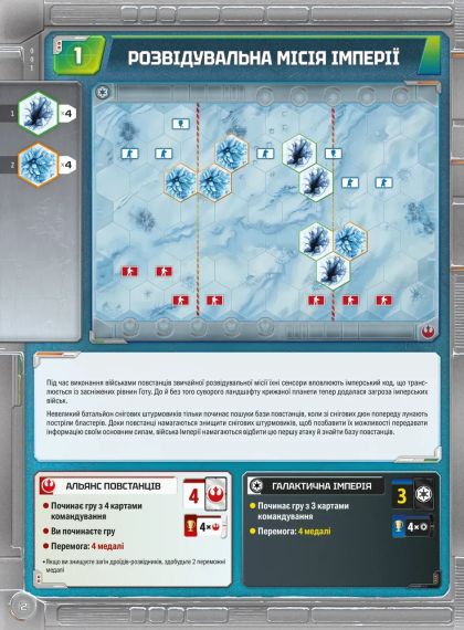 Настольная игра Звездные войны. Битва за Гот (Star Wars: Battle of Hoth) укр. | Зображення 3