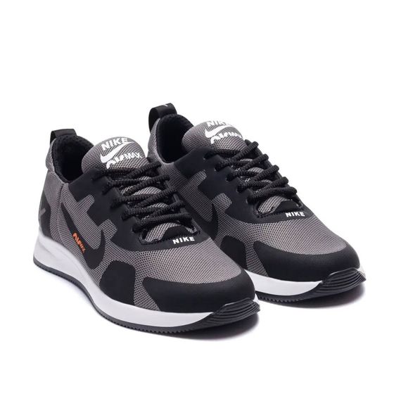 Літні кросівки Nike колір сірій/чорний