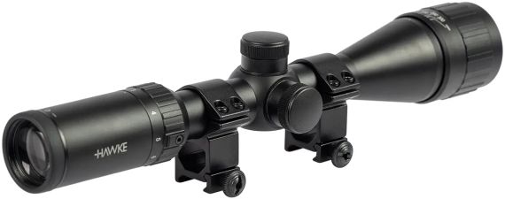 Приціл оптичний Hawke Fast Mount 3-9x40 AO сітка Mil Dot. Кільця на Weaver | Зображення 1