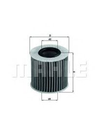 Фільтр оливи MAHLE ORIGINAL OX414D1 на LEXUS RX (GYL1_, GGL15, AGL10)