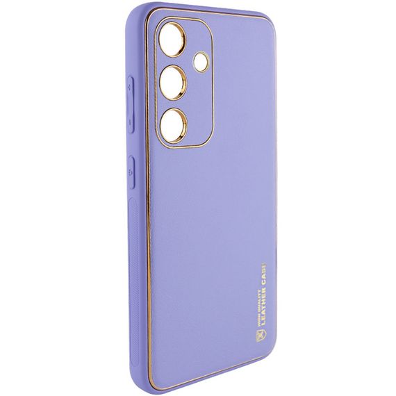 Кожаный чехол Xshield для Samsung Galaxy S24+ Сиреневый / Dasheen | Зображення 1