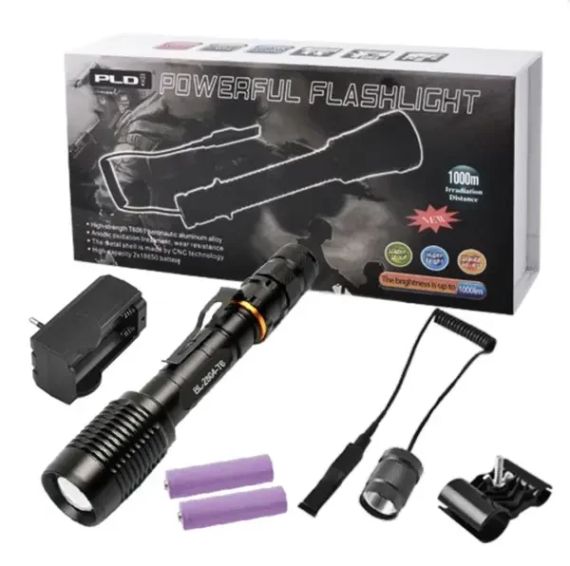 Ліхтар підстовбурний ручний BL Q2804 T6 POLICE Чорний