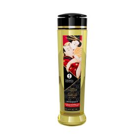 Масажна олія Shunga Romance – Sparkling Strawberry Wine (240 мл) натуральна зволожувальна sexstyle