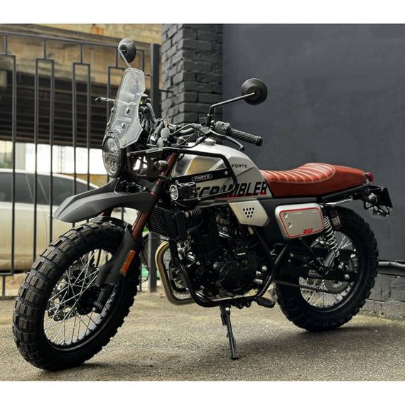 Мотоцикл Scrambler FT300-F6P Forte Серый | Зображення 5