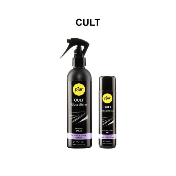 Спрей для ухода за одеждой из резины и латекса pjur Cult Ultra Shine 250 мл, придает блеск | Зображення 3