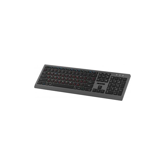 Клавіатура Maxxter KBW-01G-UA Wireless UA Gray (KBW-01G-UA) | Зображення 1