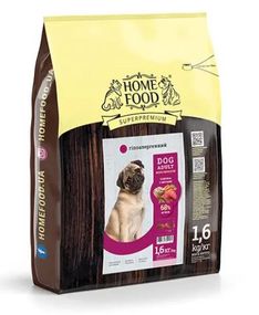 Home Food Гіпоалергенний сухий корм для дорослих собак дрібних і середніх порід 1,6 кг