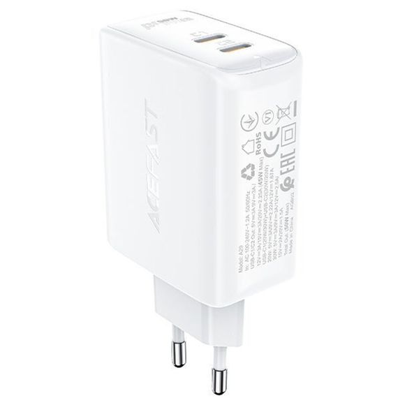 МЗП Acefast A29 PD50W GaN (2USB-C) White