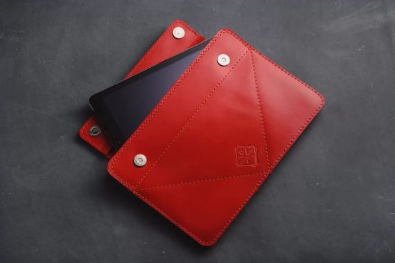 Шкіряний чохол з підставкою Skin and Skin iPad 10.5 Червоний (LC07R-10) | Зображення 4