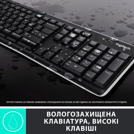 Комплект Logitech MK270 Wireless UA Black (920-004508) | Зображення 5