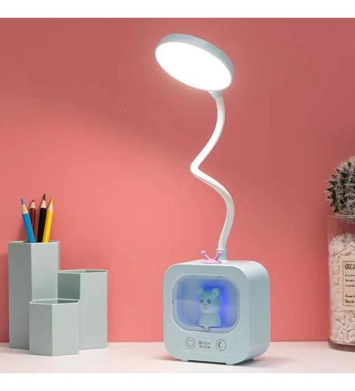 Светодиодная настольная лампа с движущейся головкой и RGB - подсветкой Плюшевого Мишки DIGAD 1943 | Зображення 8