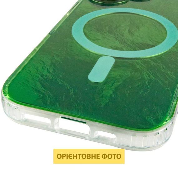 Чохол TPU Shiny Mountain (MagFit) для Apple iPhone 17 (6.3") Green | Зображення 4