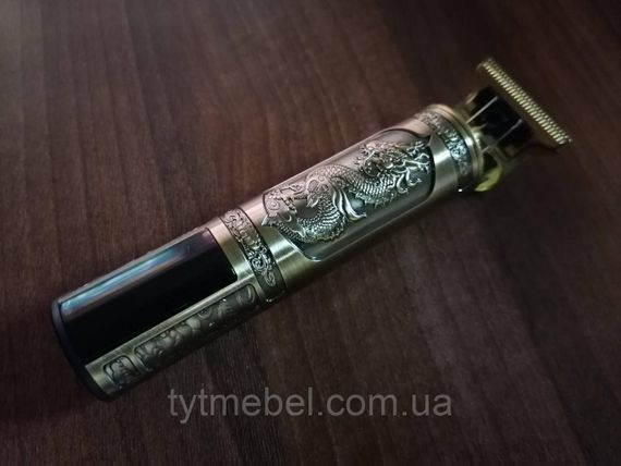 Машинка для стрижки волос головы усов и бороды USB триммер Vintage с LED дисплеем | Зображення 1