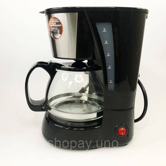 Кофеварка для домашнего кофе капельная MAGIO MG-964 650 Вт, Капельная кофейная машина ZO-60 | Зображення 1