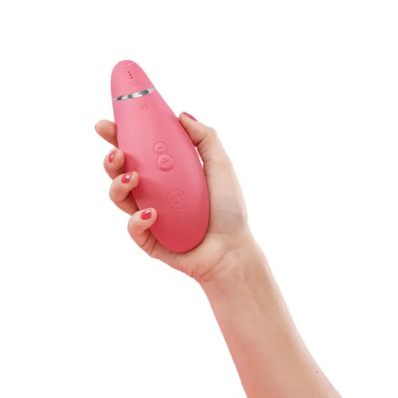 Вакуумний кліторальний стимулятор Womanizer Premium 2 Respberry Sex Aura | Зображення 3