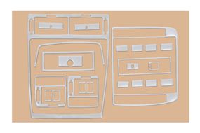 Декоративная накладка на панель Алюминий для Seat Alhambra 1996-2010 гг