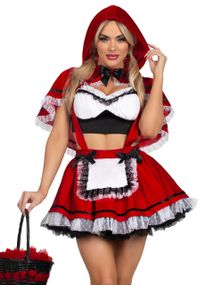 Костюм Красной Шапочки Leg Avenue Flirty Miss Red Top and Skirt M sexstyle