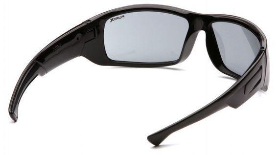 Очки защитные открытые Pyramex Furix (grey) Anti-Fog, чёрные | Зображення 3