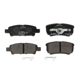 Тормозные колодки Bosch дисковые задние MITSUBISHI/JEEP Lancer X/Compass ''R 0986494502