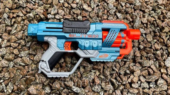 Бластер NERF Elite 2.0 Commander RD-6. Нерф Еліт Коммандер. Пістолет револьвер | Зображення 6